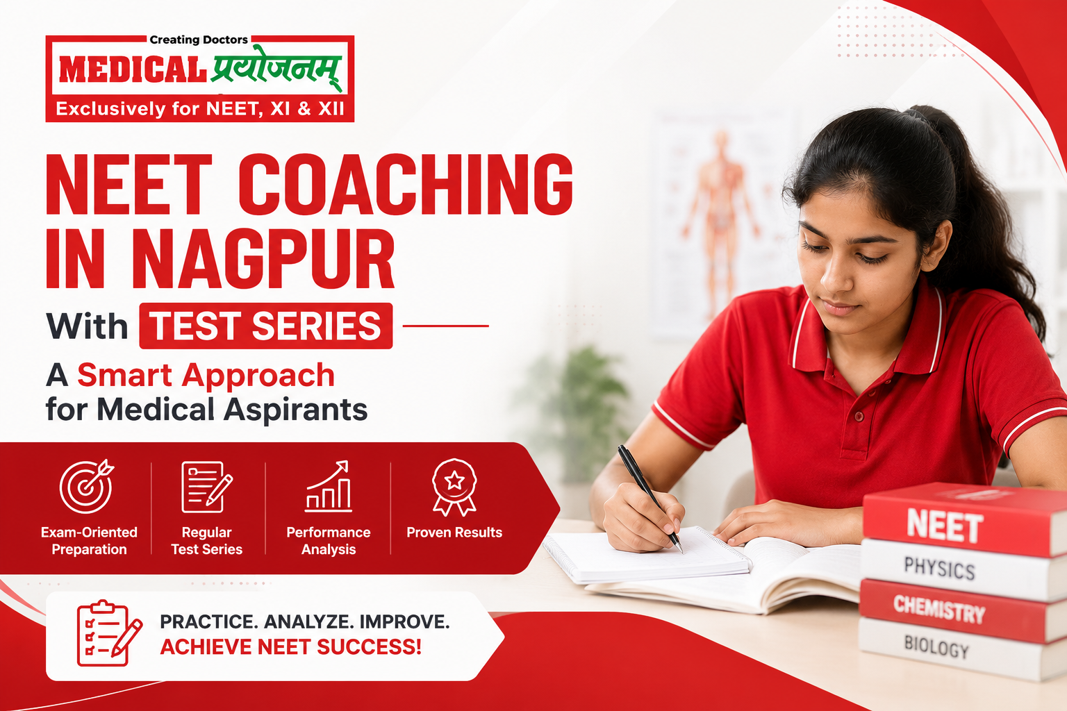 NEET Coaching in Nagpur With Test Series: A Smart Approach for Medical Aspirants